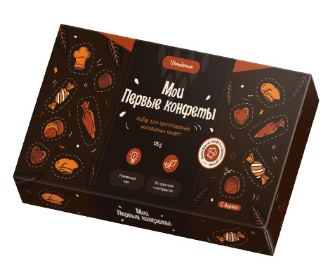Сейчас набор для приготовления конфет выглядит так. Источник: chocodelnya.ru История «Шокодельни»: как хобби превратилось в семейный бизнес